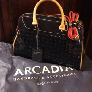 Arcadia Italian Leather Handbag